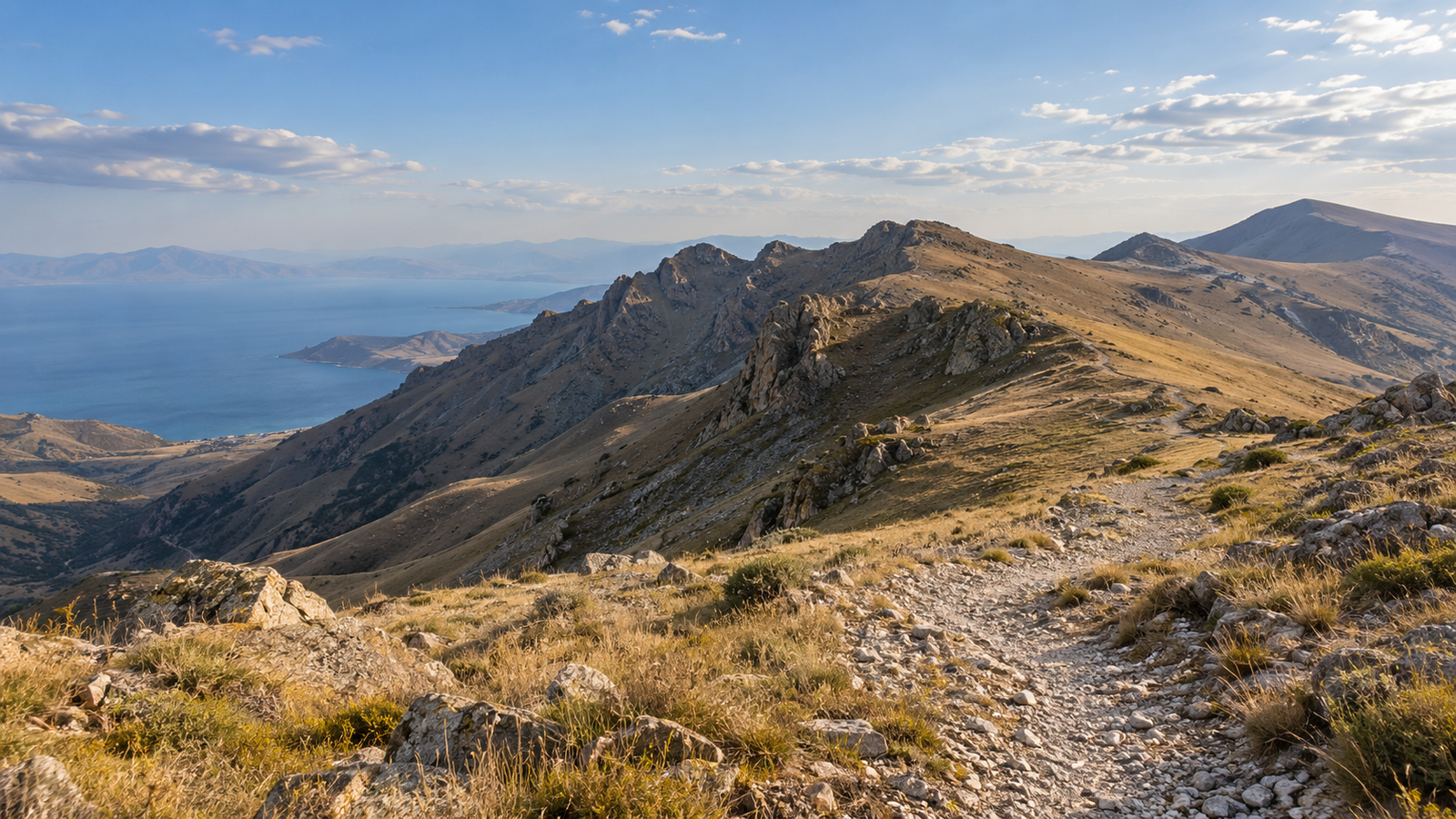 Doğu Anadolu dağlarında trekking rotası